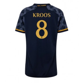 Lacne Ženy Futbalové dres Real Madrid Toni Kroos #8 2023-24 Krátky Rukáv - Preč